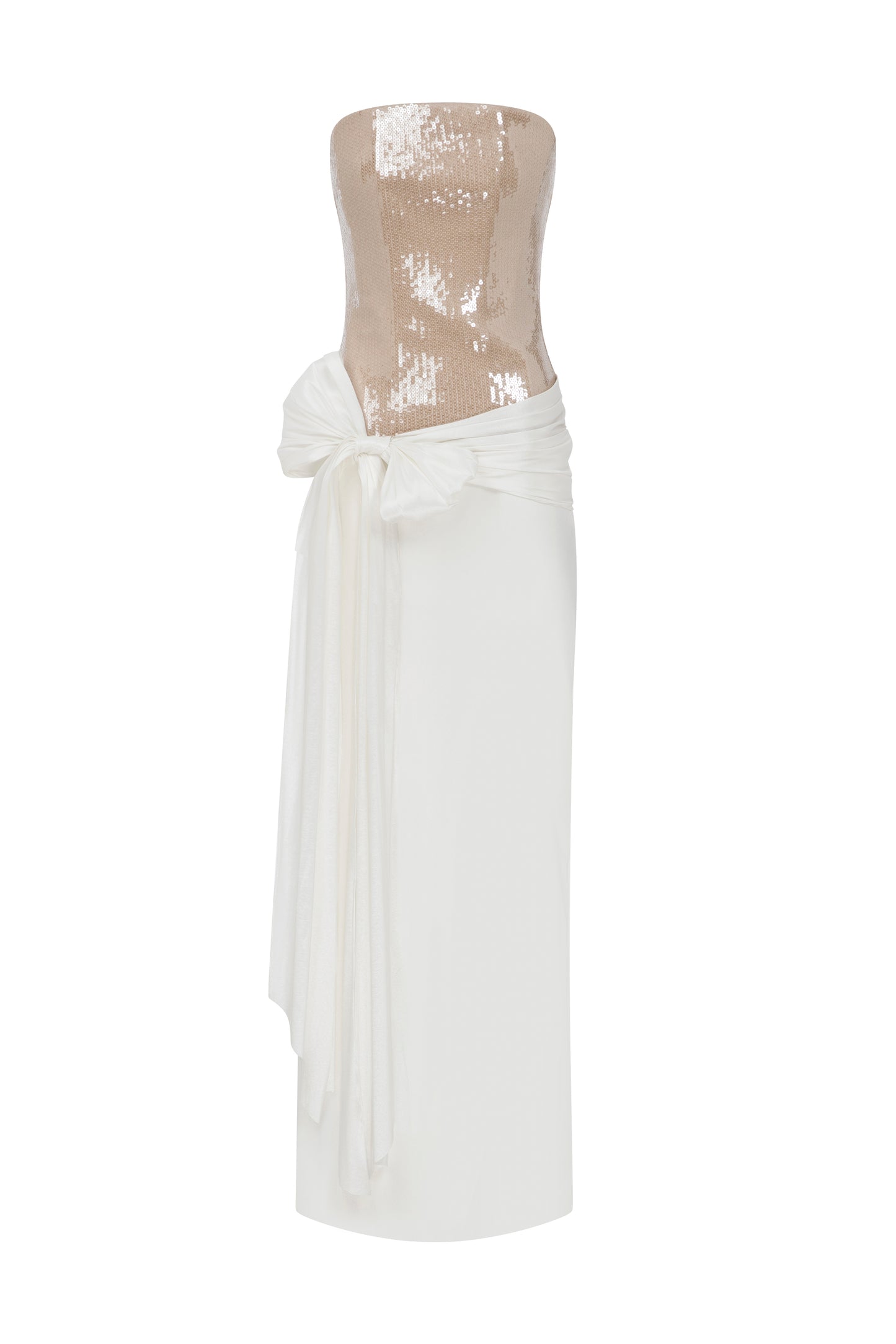 Isabella - Strapless Long Dress