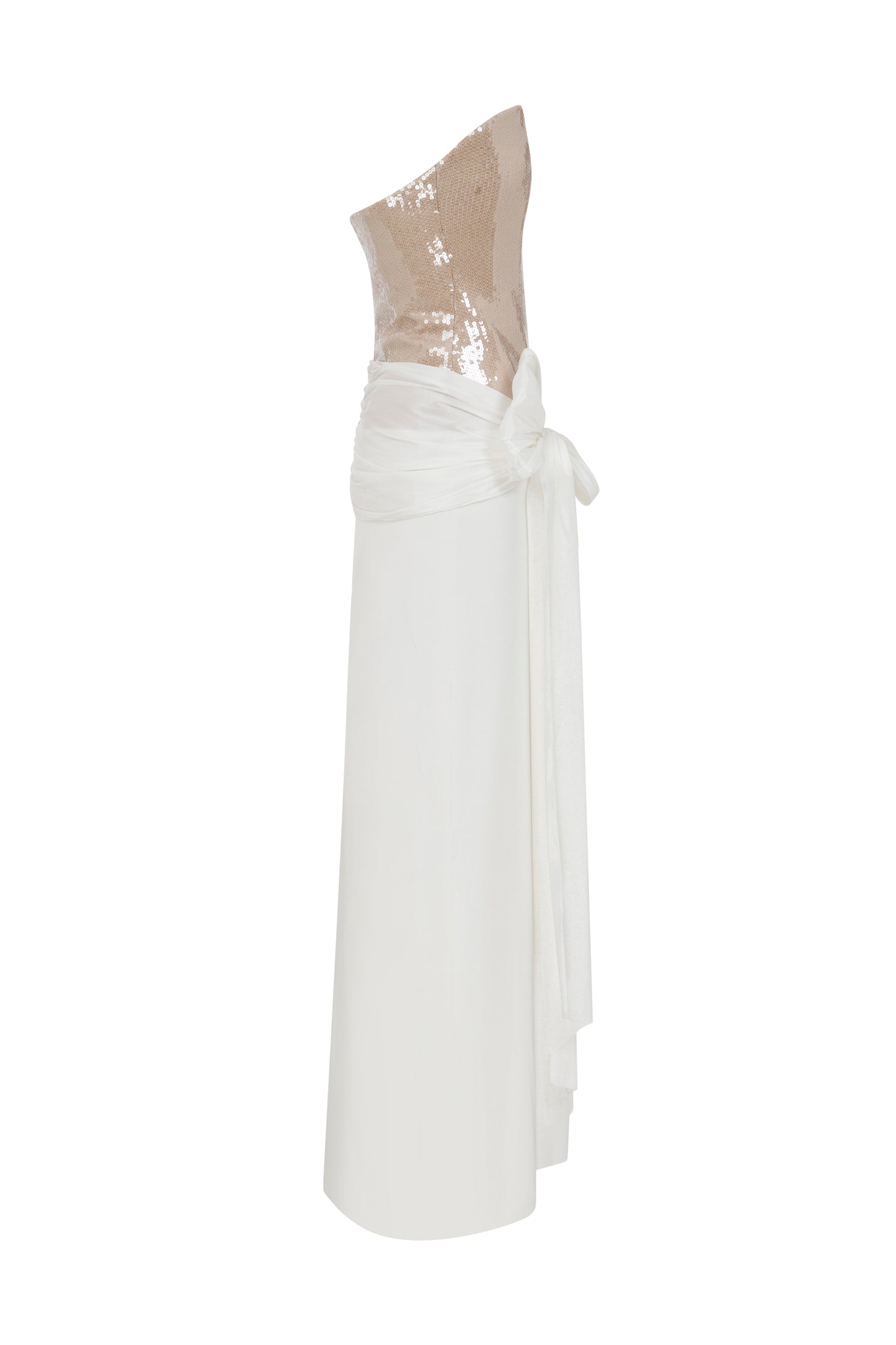 Isabella - Strapless Long Dress